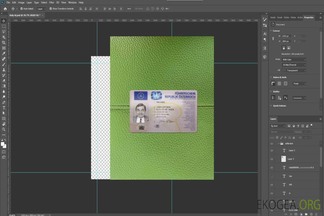 Autriche DL photolook AVANT template